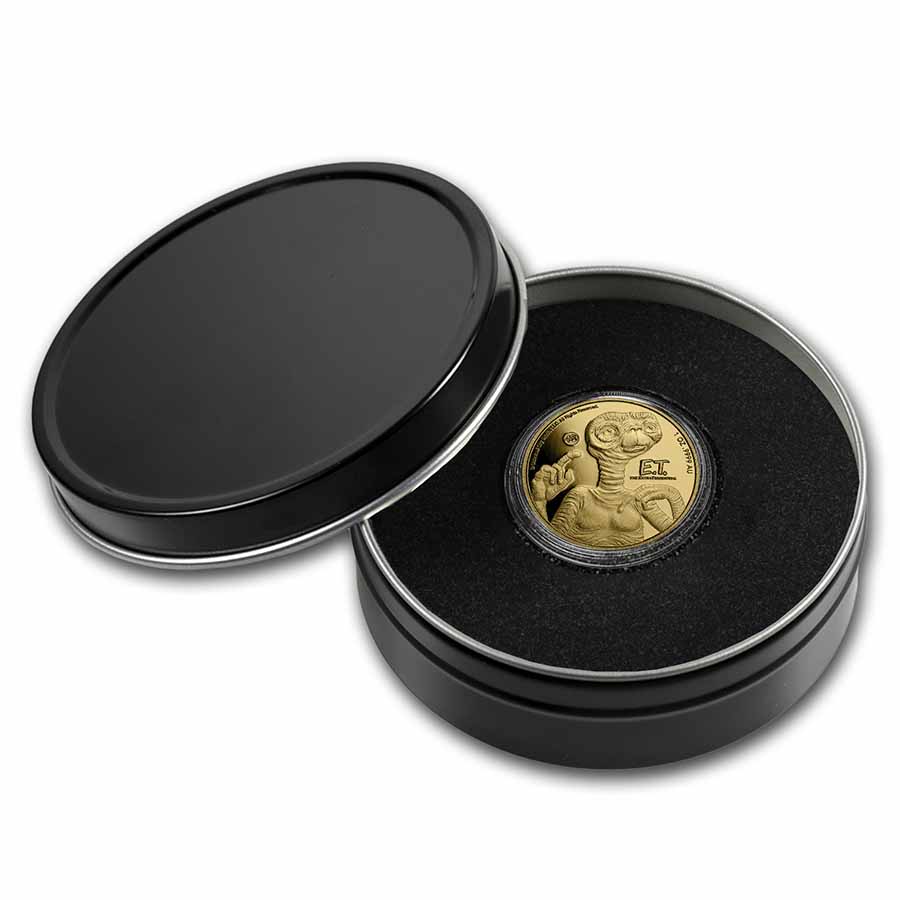 2022 Niue 1 oz Gold $250 E.T. 40th Anniversary (w/ Tin & COA